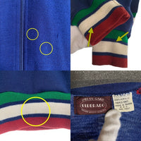 50's 60's Press-Gard ELDERADO アクリルニット ジップアップ トラックジャケット ネイビー Size XL(18-20) 福生店