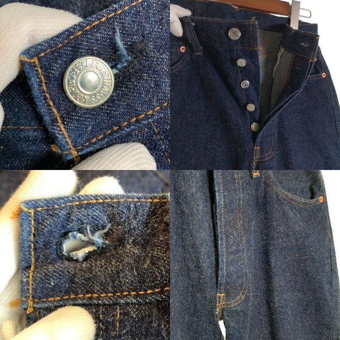 90's LEVI'S リーバイス 501 BIG E 復刻 テーパードデニムパンツ インディゴ バレンシア 93年 USA製 Size 31×36 福生店