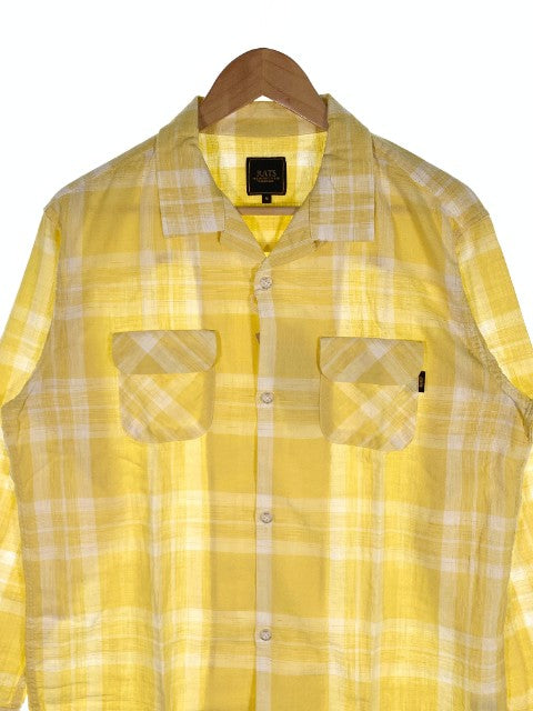 RATS ラッツ 22SS COTTON CHECK SHIRT コットン チェックシャツ イエロー 22’RS-0408 Size M 福生店