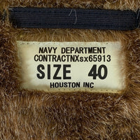 HOUSTON ヒューストン NAVY DEPARTMENT N-1 JACKET デッキジャケット ネイビー 5N-1 Size 40 福生店