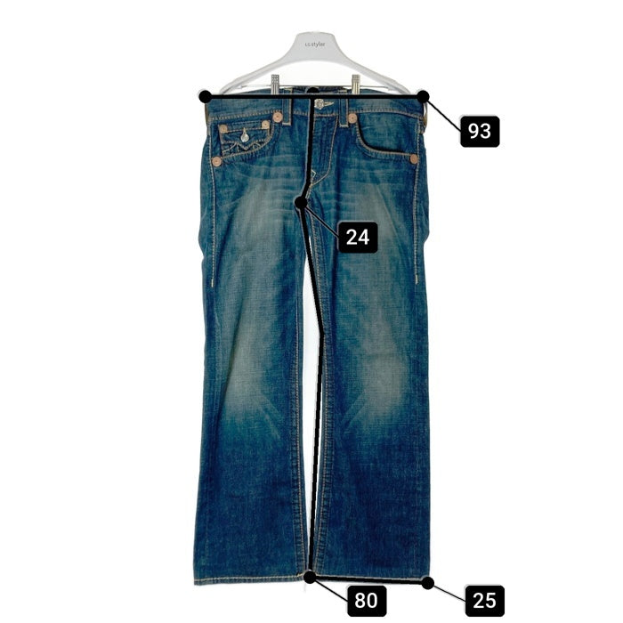TRUE RELIGION トゥルーレリジョン 112790 NMBT ブーツカットデニムパンツ インディゴ size31 瑞穂店