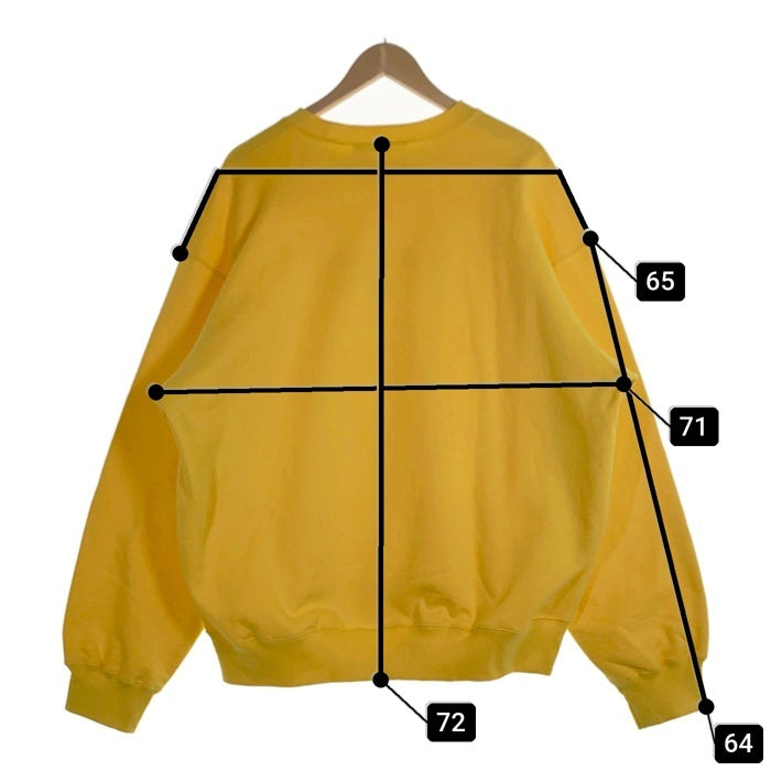 SUPREME シュプリーム 24SS Established Crewneck エスタブリッシュド クルーネックスウェットトレーナー プリント イエロー Size XL 福生店