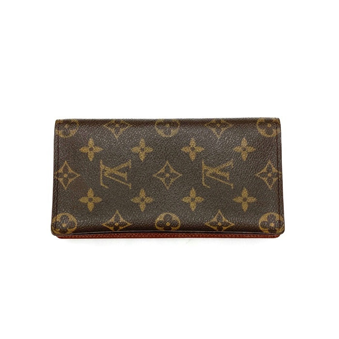 LOUIS VUITTON ルイヴィトン M60825 モノグラム ポルトカルトクレディ 二つ折り 長財布 ブラウン 瑞穂店