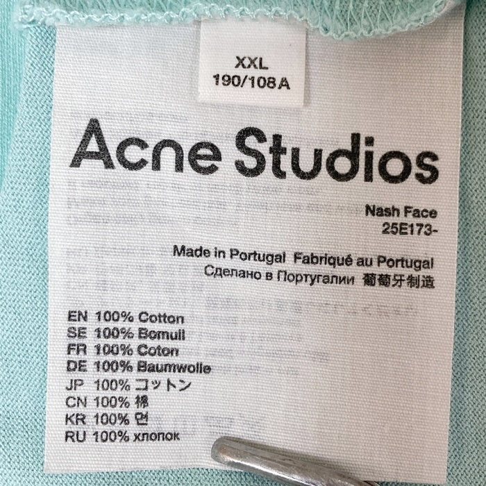 Acne Studios アクネストゥディオズ 25E173 NASH FACE Tシャツ グリーン sizeXXL 瑞穂店