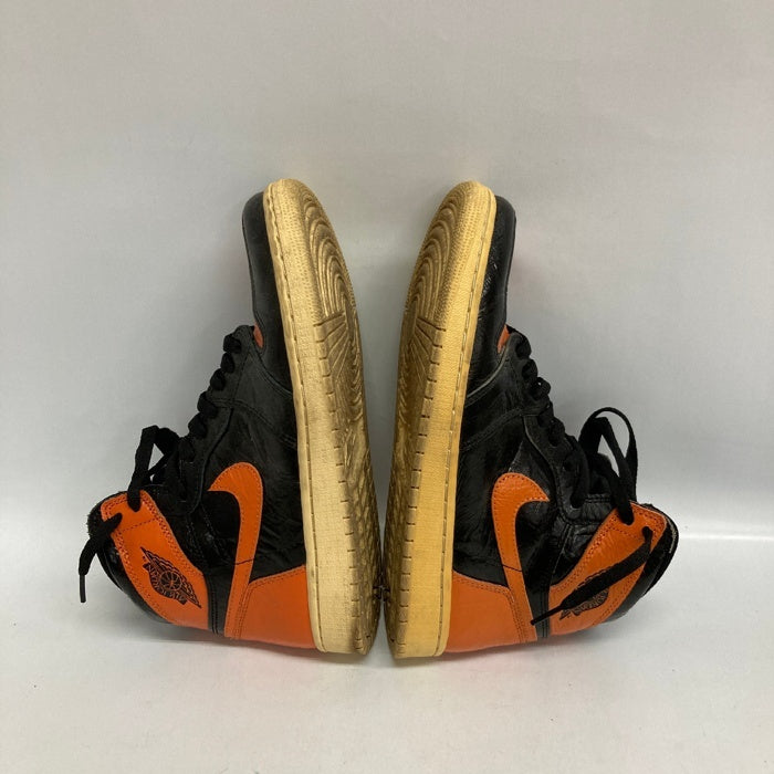 NIKE ナイキ 555088-028 Air Jordan 1 High Shattered Backboard 3.0 エアジョーダン1ハイ オレンジ size26.5cm 瑞穂店