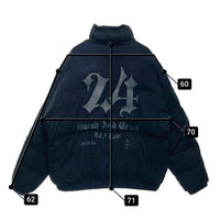 HARSH AND CRUEL ハーシュアンドクルーエル ダウンジャケット ブラック Size L 瑞穂店