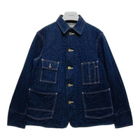 WAREHOUSE ウエアハウス Lot2165 INDIGO HERRINGBONE COVERALL WITH CHINSTRAP ヘリンボーンカバーオール ジャケット インディゴ Size 36 瑞穂店