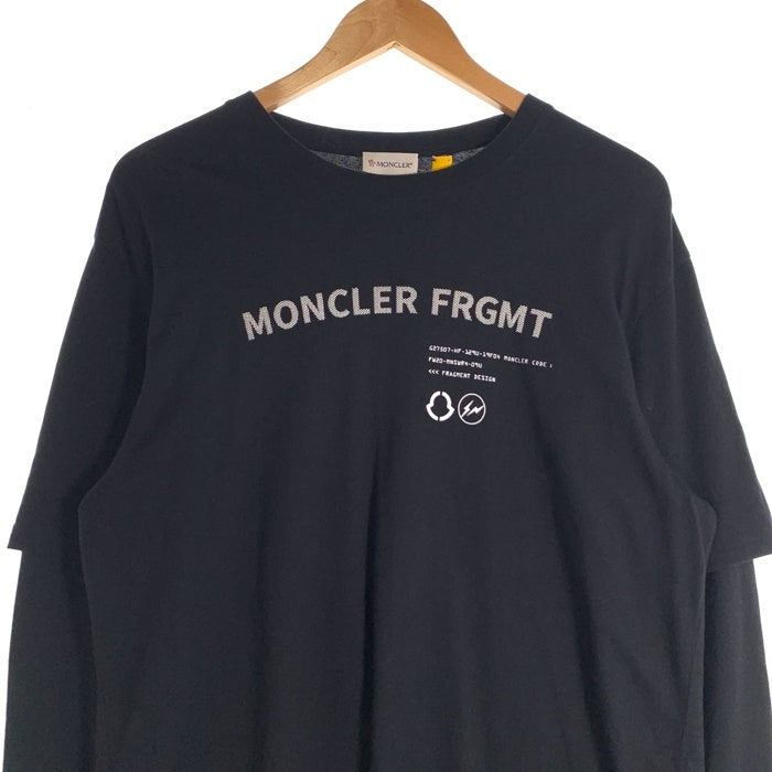 MONCLER GENIUS モンクレール ジーニアス FRAGMENT フラグメント MAGLIA T-SHIRT M/LUNGA LS T-SHIRT 長袖 Tシャツ F209U8D70210 8392B Size S 福生店