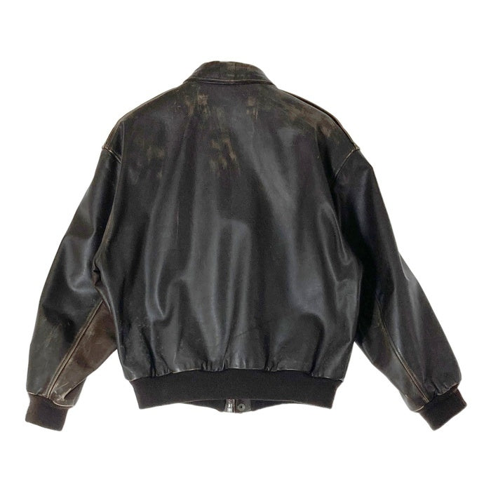 AVIATION LEATHERCRAFT アビエーションレザークラフト A-2 レザージャケット ブラウン size40 瑞穂店