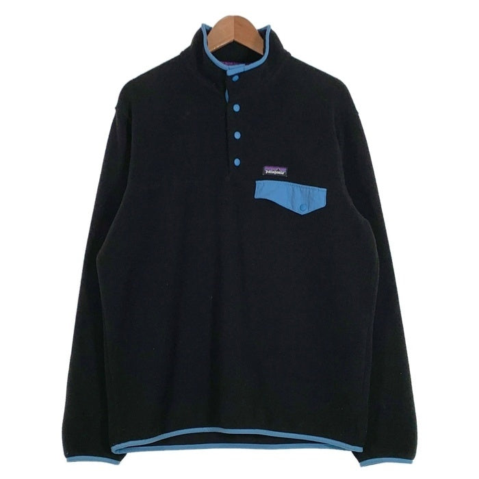 Patagonia パタゴニア  AW22 Lightweight Synchilla Snap-T Pullover ライトウェイト シンチラ スナップT プルオーバー ブラック ブルー STY25551FA22 Size L 福生店