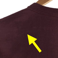 Dagda Leathers ダグダレザーズ プリント ポケットTシャツ 袖刺繡 ダークパープル 旧マッコイ 滝沢氏 Size S 福生店