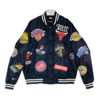 SUPREME シュプリーム × NIKE ナイキ AO3631-010 18SS NBA Teams Warm-Up Jacket ウォームアップ ジャケット スタジアムジャケット ブルゾン ブラック sizeM 瑞穂店