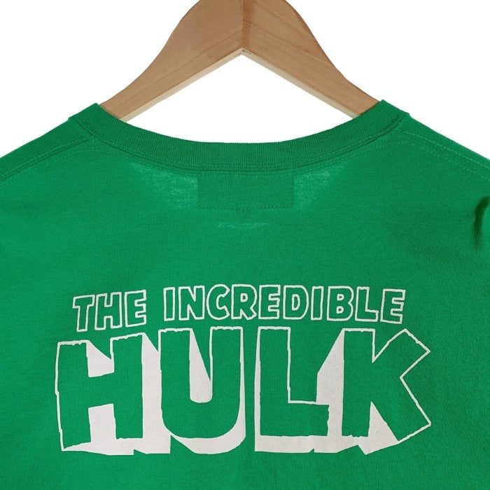 ATMOS LAB アトモスラボ MARVEL マーベル HULK ハルク プリントTシャツ グリーン Size XL 福生店