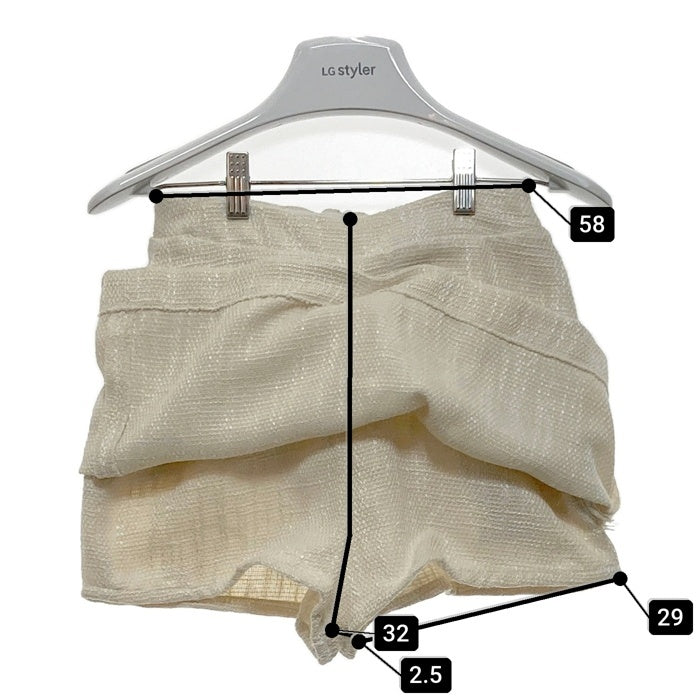 Darich ダーリッチ ツイードジャケットミニスカートセットアップ アイボリー sizeS 瑞穂店