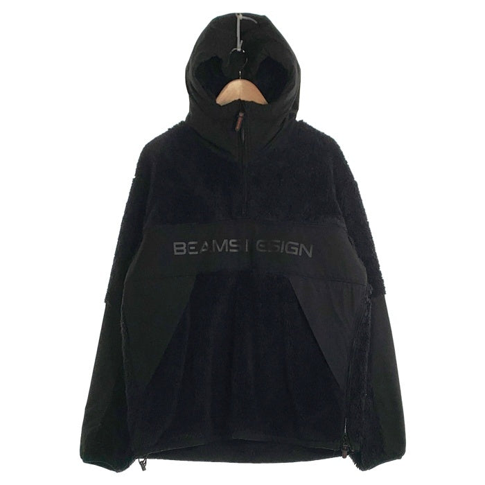 TIGORA ティゴラ BEAMS DESIGN ハーフジップ プルオーバーフリースジャケット パーカー ブラック TR-9P1701FJ Size XL 福生店
