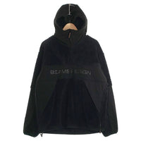 TIGORA ティゴラ BEAMS DESIGN ハーフジップ プルオーバーフリースジャケット パーカー ブラック TR-9P1701FJ Size XL 福生店