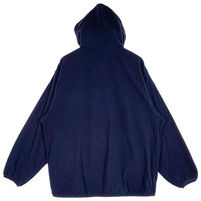 adidas アディダス TRUE TO THE SPORT ポリエステル Newyork Yankees ニューヨークヤンキース MLB フリース ジップアップ フーディー パーカー ネイビー AL4003 Size L 福生店