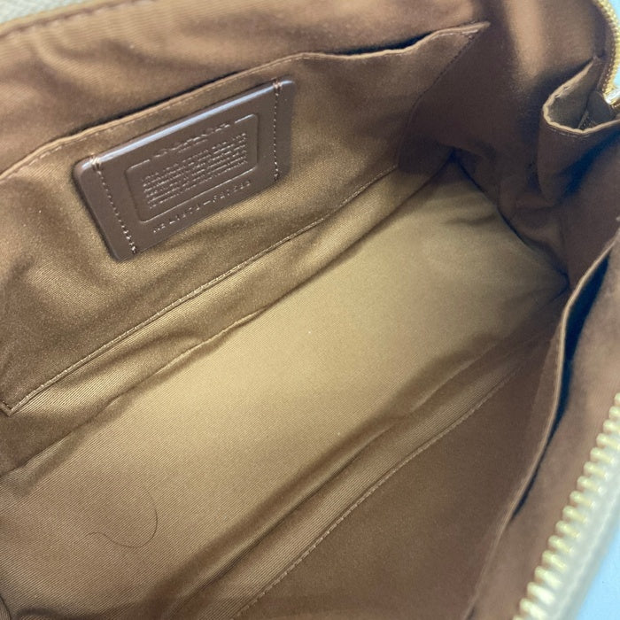 COACH コーチ F27583 シグネチャー 2WAY ハンドバッグ ブラウンxホワイト 瑞穂店