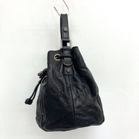 DIESEL ディーゼル 巾着型 レザー 2way ショルダーバッグ ブラック 瑞穂店