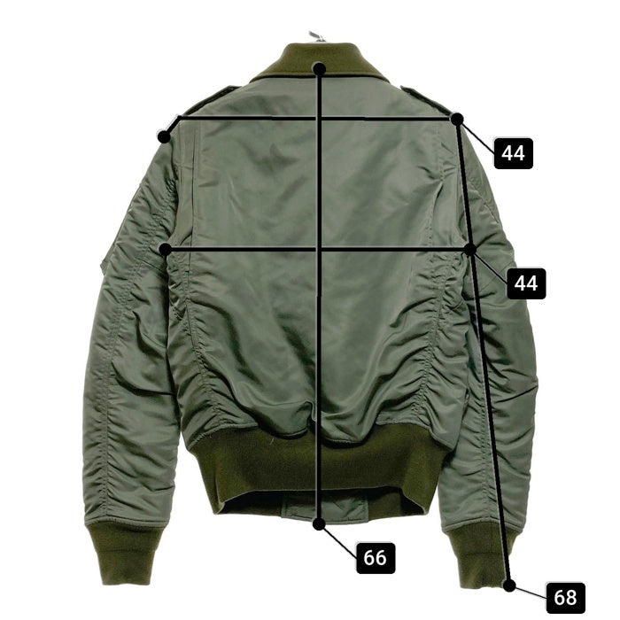 SWAGGER スワッガー SWGJKT-437 MA-1 ダブルライダース ジャケット カーキ sizeM 瑞穂店