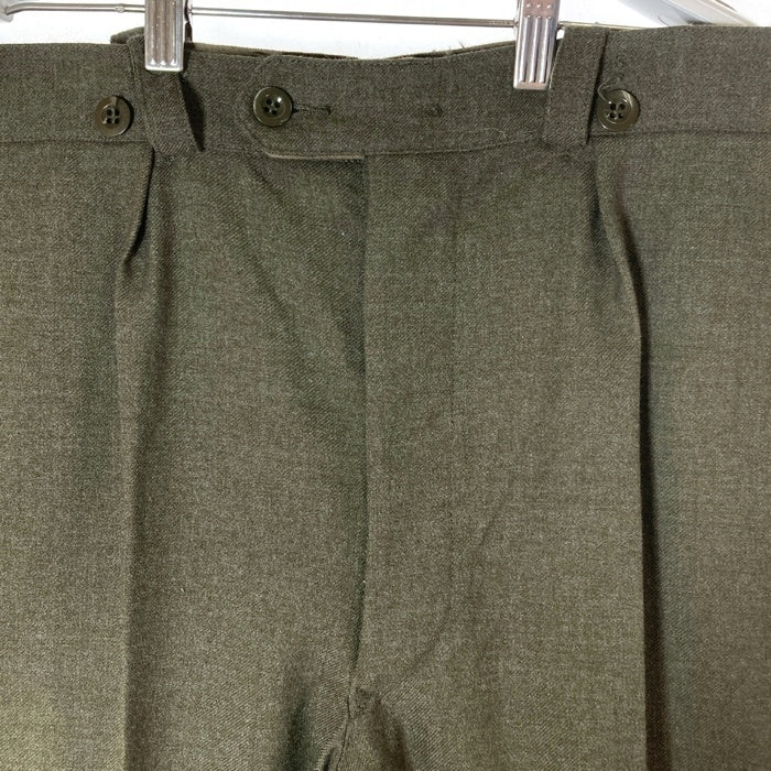 ベルギー軍 60's ウール トラウザーズ カーキ size不明 瑞穂店