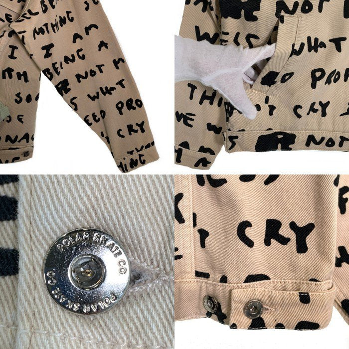 POLAR SKATE CO. ポーラースケートカンパニー Sad Note Jean Jacket ジャケット ナチュラル Size L 福生店