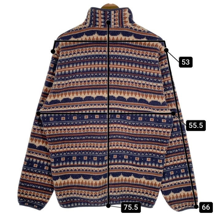 Patagonia パタゴニア Lightweight Synchilla Snap-T ライトウェイト シンチラ スナップT 長袖 フリース プルオーバー マルチ 25580 Size M 福生店