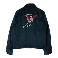 HYSTERIC GLAMOUR ヒステリックグラマー XXX THE REAPER WING 0661AB02 刺繍 スーベニア ジャケット ブラック sizeS 瑞穂店