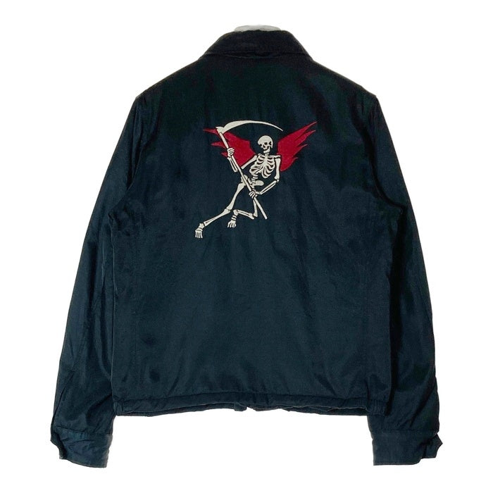 HYSTERIC GLAMOUR ヒステリックグラマー XXX THE REAPER WING 0661AB02 刺繍 スーベニア ジャケット ブラック sizeS 瑞穂店
