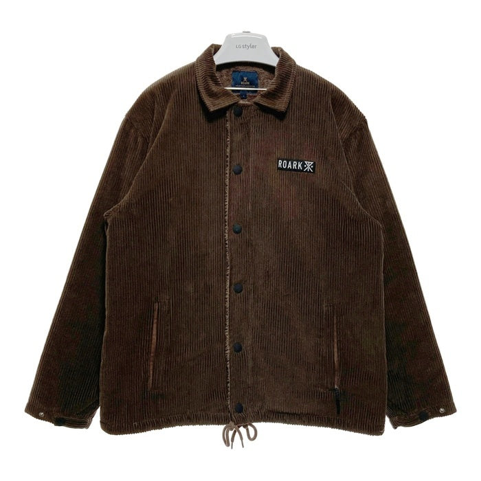ROARK ロアーク コーデュロイ コーチジャケット 内ボア ブラウン Size L 瑞穂店