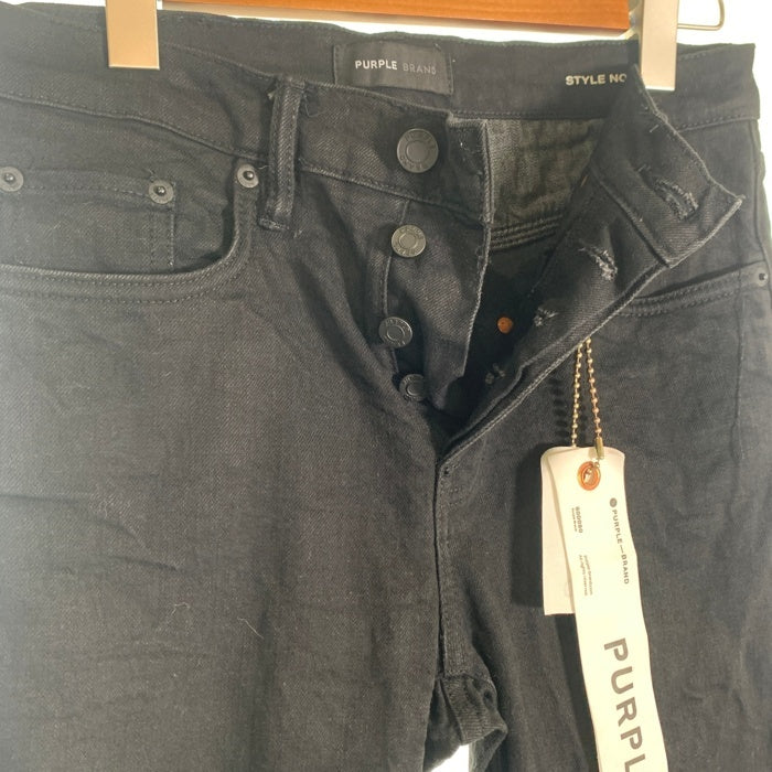 PURPLE BRAND パープルブランド スキニー デニムパンツ ブラック P001 Size 30 福生店