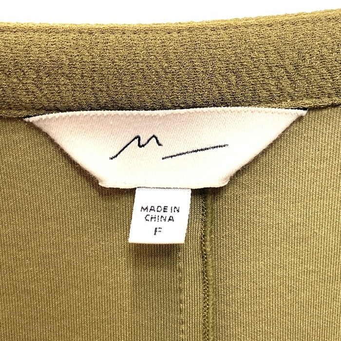 MOUSSY M＿  マウジー FLY FRONT ブラウス カーキ sizeF 瑞穂店