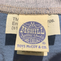 TOYS McCOY トイズマッコイ マックヒル リンガーTシャツ バッグスバニー ブルー グレー Size M 福生店