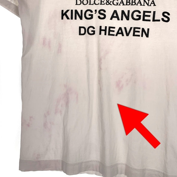 DOLCE & GABBANA ドルチェアンドガッバーナ 半袖 Tシャツ ホワイト Size 46 福生店