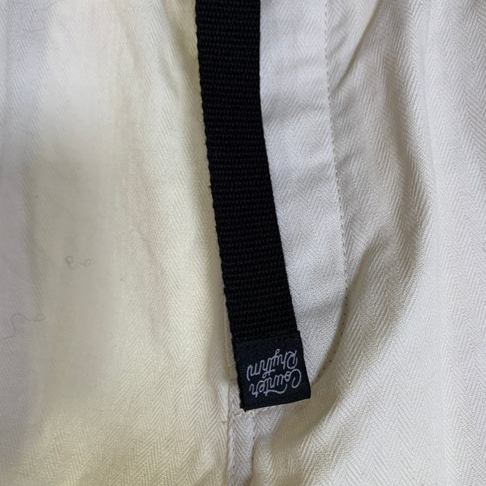 COUNTER RHYTHM カウンターリズム ヘリンボーン ショーツ ショートパンツ アイボリー Size L 福生店