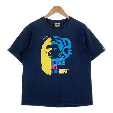 BAPE ベイプ BILLIONAIRE BOYS CLUB ビリオネアボーイズ プリントTシャツ ブラック Size L 福生店