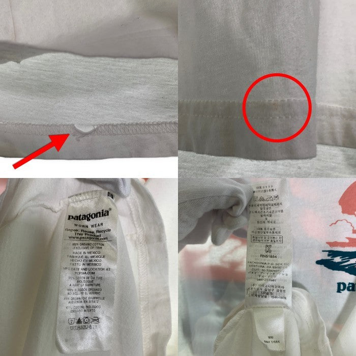 patagonia パタゴニア pataloha 半袖 Tシャツ ホワイト Size L 福生店