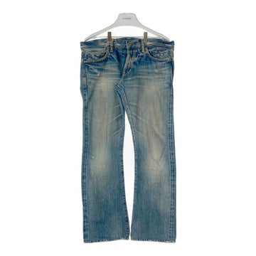 THEE HYSTERIC XXX ジィヒステリックトリプルエックス セルビッチ ボタンフライ ダメージ加工 デニムパンツ ライトインディゴ size32 瑞穂店