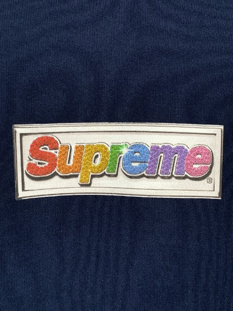 SUPREME シュプリーム 22SS Bling Box Logo Hooded Sweatshirt ボックスロゴ スウェットパーカー ネイビー Size XL 福生店