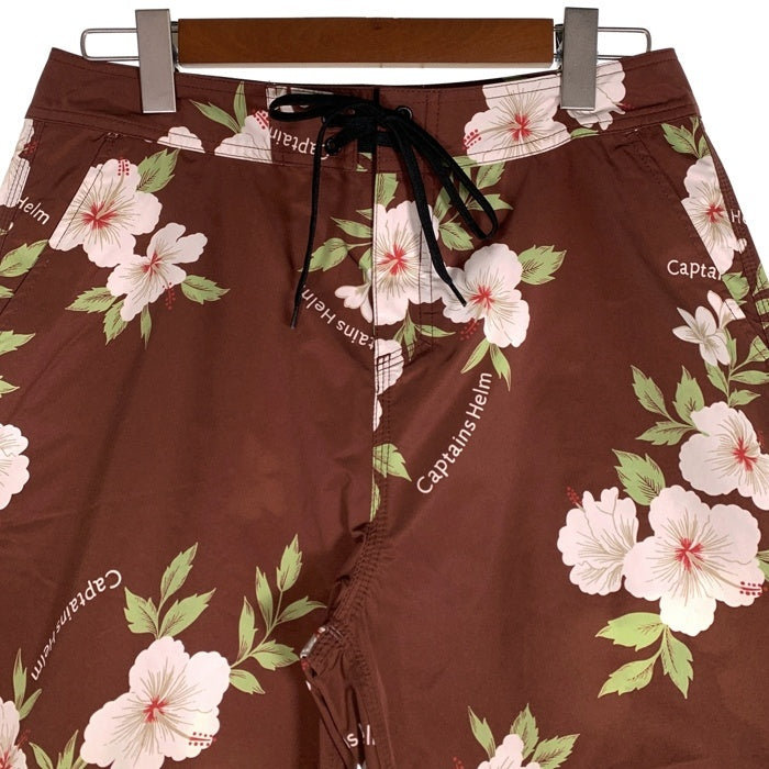 CAPTAINS HELM キャプテンズヘルム HELM CLASSIC BOARD SHORTS ヘルム クラシック ボード ショーツ ハーフ ショートパンツ ブラウン CH25-SS-P07 Size L 福生店