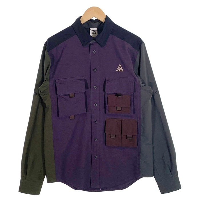 Nike ACG ナイキエーシージー AS M NRG DFADV UV ACG DV TR TP DK 長袖シャツ マルチ ポリエステル DB1014-070 Size S 福生店