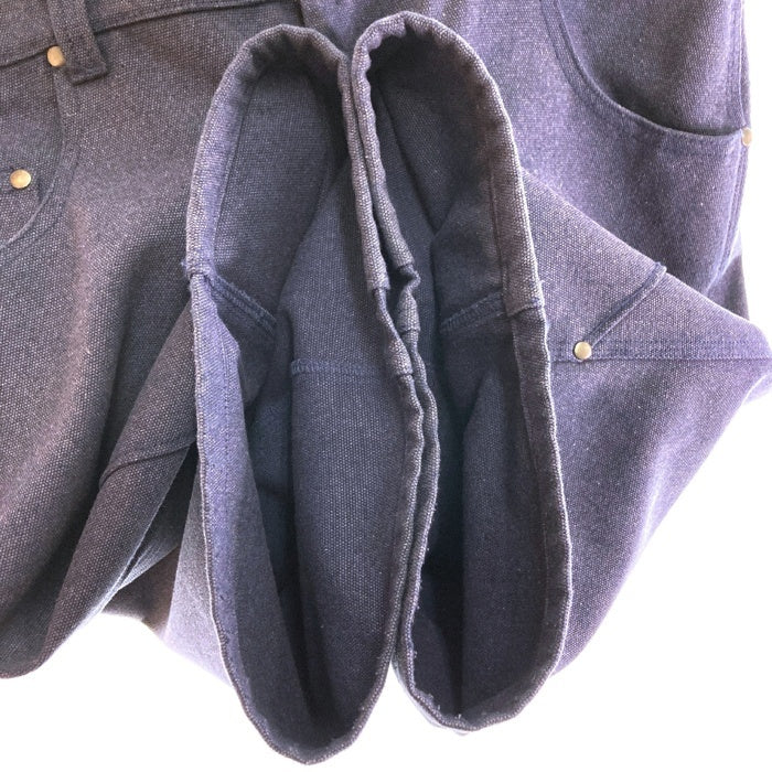 BLESS U ブレスユー duck wash double knee shorts ダブルニー ショートパンツ ブルー sizeL 瑞穂店