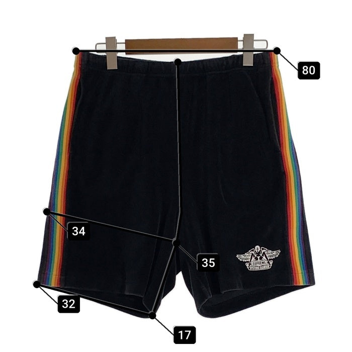 SUPREME シュプリーム 21SS Hysteric Glamour ヒステリックグラマー Velour Short ベロアショーツ ショートパンツ ブラック Size M 福生店