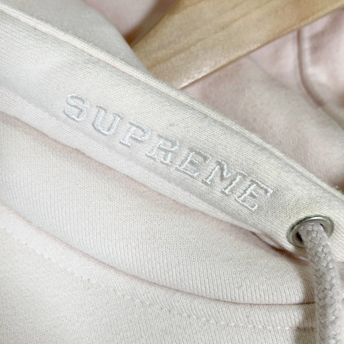 Supreme シュプリーム 17AW Champion チャンピオン Stacked C Hooded Sweatshirt プルオーバースウェットパーカー ピンク Size L 福生店