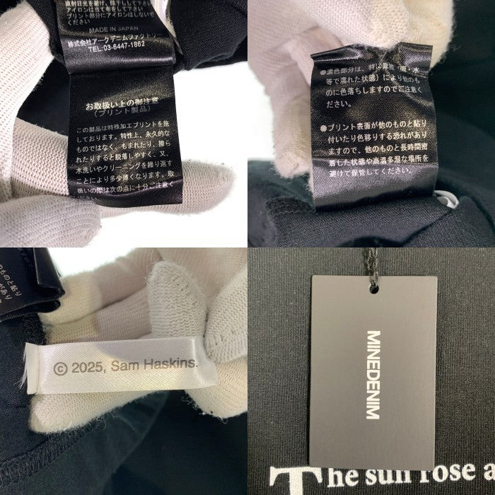 MINEDENIM マインデニム STIE lo スティーロ Sam Haskins サムハスキンス Kate Tee ケイトモス プリントTシャツ ブラック 25MND-STL005-99-L2 Size L 福生店