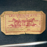 Levi's リーバイス 70507-0270 USA製 ボタン裏715 後染めブラック ハンドポケット トラッカージャケット Gジャン ブラック sizeL 瑞穂店