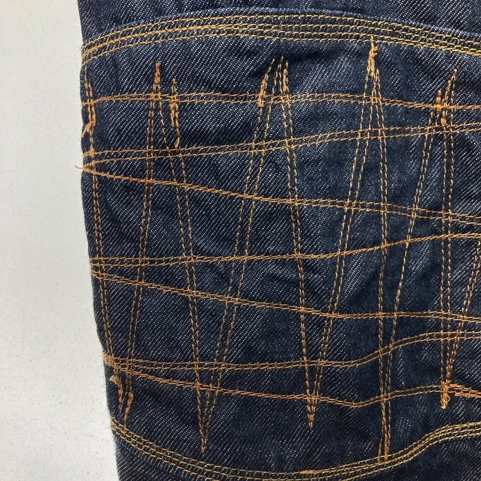 JUNYA WATANABE COMME des GARCONS MAN ジュンヤワタナベ コムデギャルソンマン WG-P025 AD2020 ステッチワーク リネンデニムサルエルパンツ インディゴ sizeS 瑞穂店