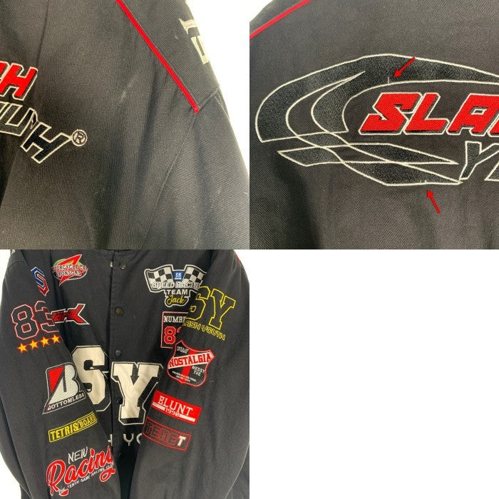 .KOM ドットコム SLASH YOUTH レーシングジャケット ブラック Size L 福生店