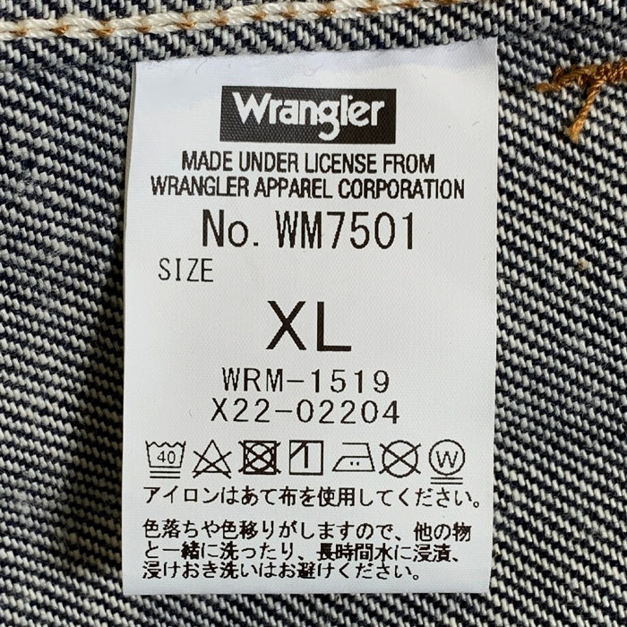 Wrangler ラングラー 75th Special DENIM BANNER JACKET デニムバナー ジャケット WM7501 Size XL 福生店