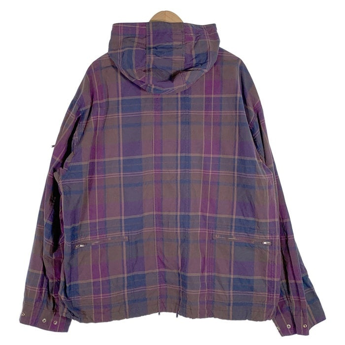 SUPREME シュプリーム 24SS Utilyty Anorak Plaid ユーティリティ アノラック ジャケット チェック パープル Size XL 福生店